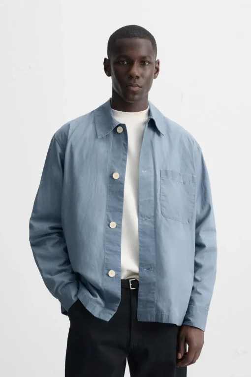 SOBRECAMISA EFECTO ENCERADO