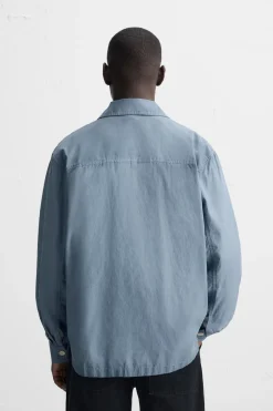 SOBRECAMISA EFECTO ENCERADO