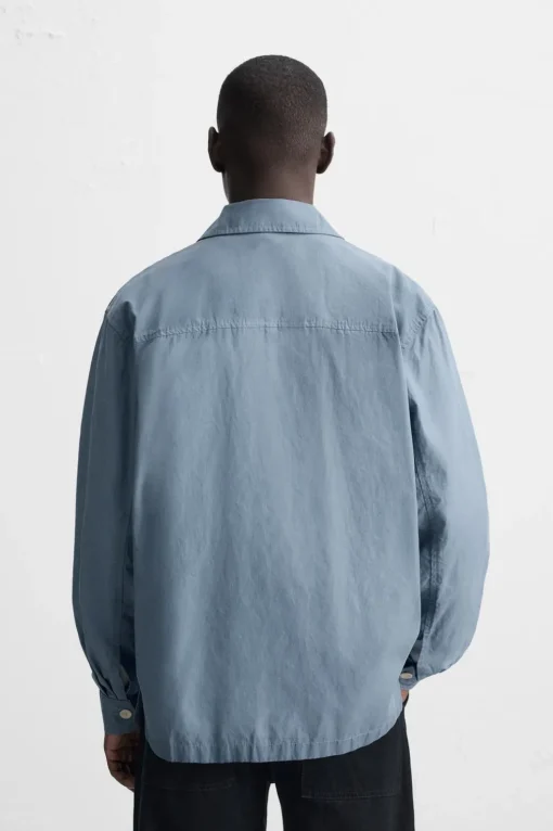SOBRECAMISA EFECTO ENCERADO