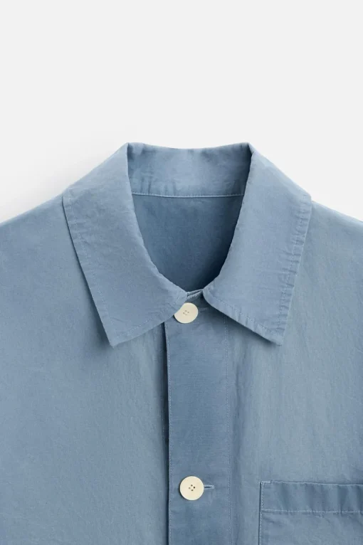 SOBRECAMISA EFECTO ENCERADO