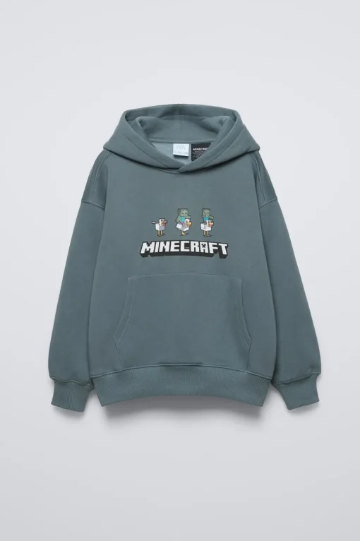 SUDADERA CAPUCHA MINECRAFT © MOJANG AB. ™
