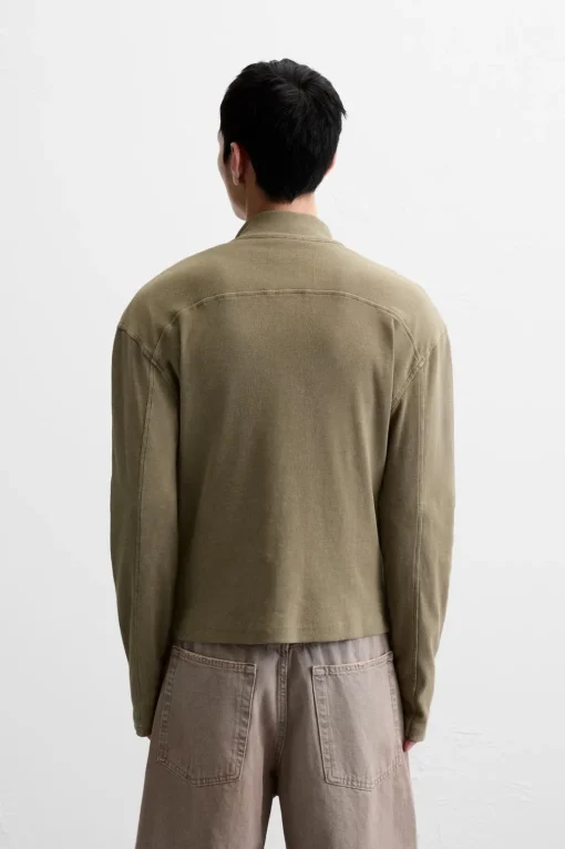 SUDADERA CREMALLERA LAVADA