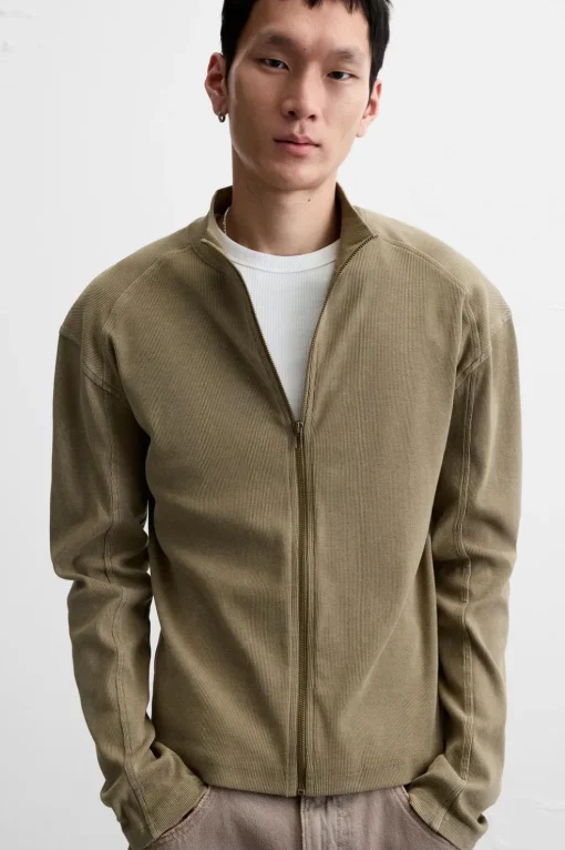 SUDADERA CREMALLERA LAVADA