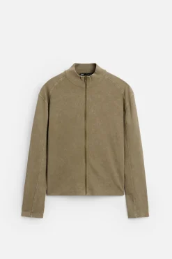 SUDADERA CREMALLERA LAVADA