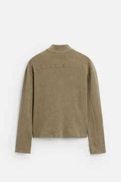 SUDADERA CREMALLERA LAVADA