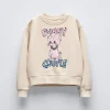 SUDADERA GATO CROP FIT
