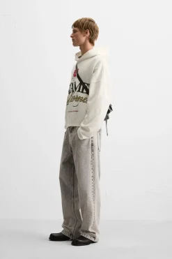 SUDADERA TEXTO ESTAMPADO