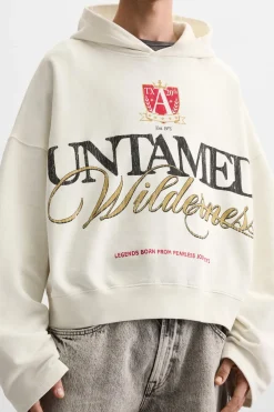 SUDADERA TEXTO ESTAMPADO