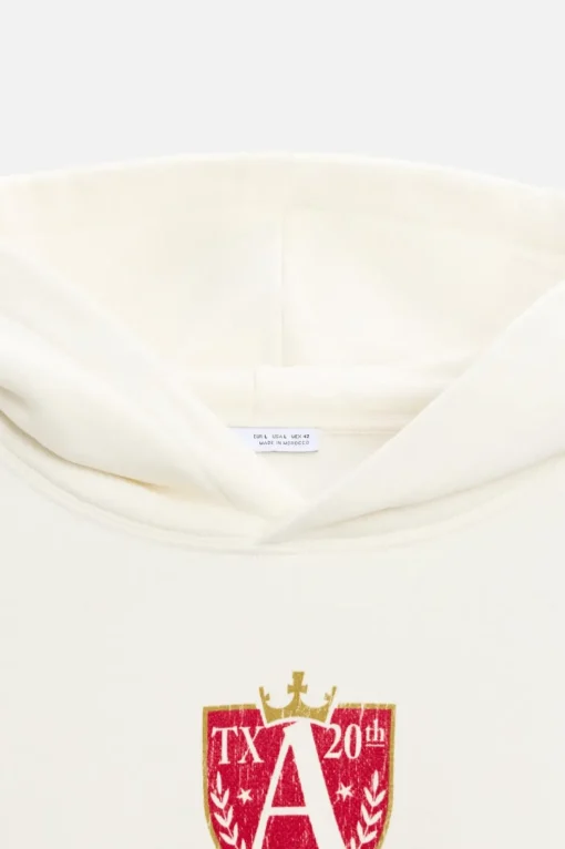 SUDADERA TEXTO ESTAMPADO