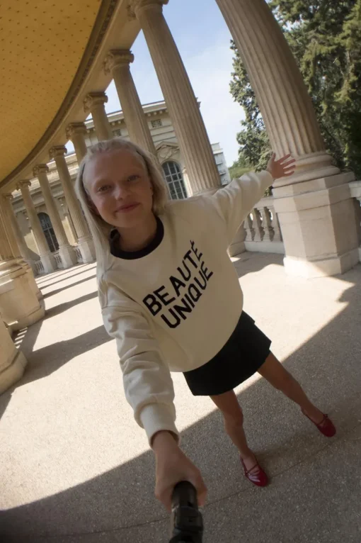 SUDADERA TEXTO FLOCK