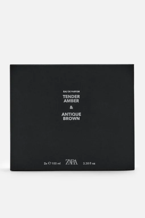 TENDER AMBER + ANTIQUE BROWN EDP 2X 100ML (3,4 FL.OZ)