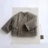 TIMELESZ - CHAQUETA KIMONO CUADRO VICHY