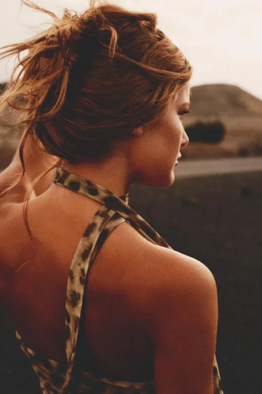 TOP BANDEAU TUL ESTAMPADO