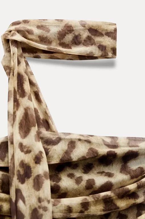 TOP BANDEAU TUL ESTAMPADO