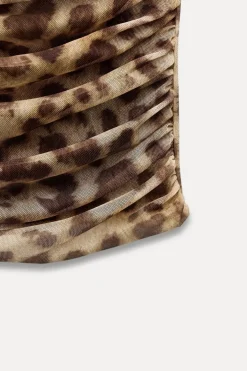 TOP BANDEAU TUL ESTAMPADO