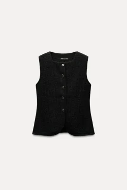 TOP CHALECO LARGO ESTRUCTURA