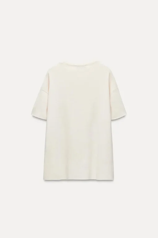 TOP PUNTO LISO OVERSIZE