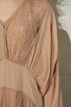 VESTIDO COMBINADO ENCAJE ZW COLLECTION