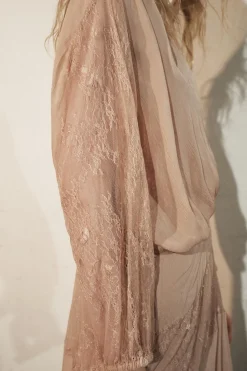 VESTIDO COMBINADO ENCAJE ZW COLLECTION