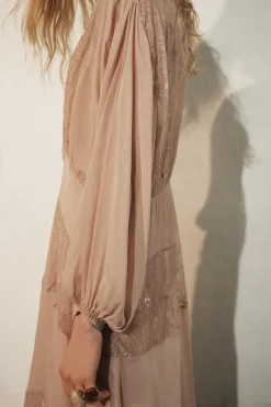 VESTIDO COMBINADO ENCAJE ZW COLLECTION