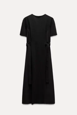 VESTIDO COMBINADO HEBILLAS