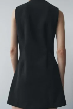 VESTIDO CORTO BOTONES