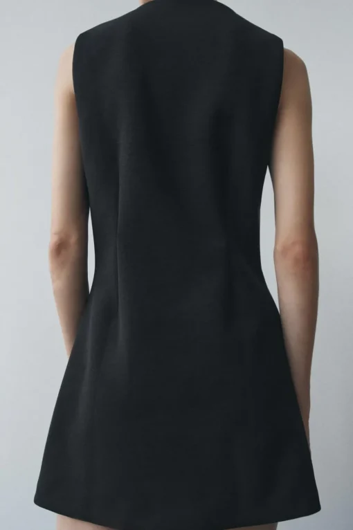 VESTIDO CORTO BOTONES