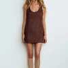 VESTIDO CORTO EFECTO ANTE