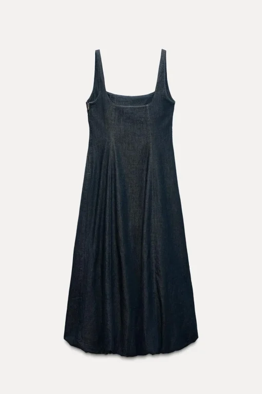 VESTIDO DENIM TRF GLOBO