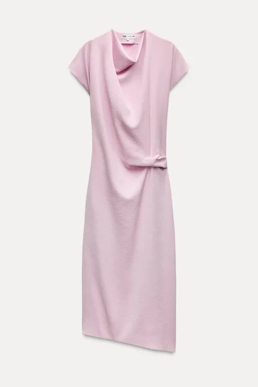 VESTIDO DRAPEADO ZW COLLECTION