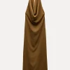VESTIDO FLUIDO DRAPEADO