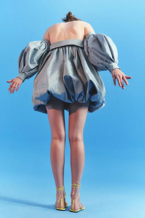 VESTIDO GLOBO MANGUITOS ZARA ICONS LIMITED EDITION