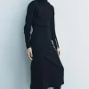 VESTIDO LARGO CREMALLERAS ZW COLLECTION