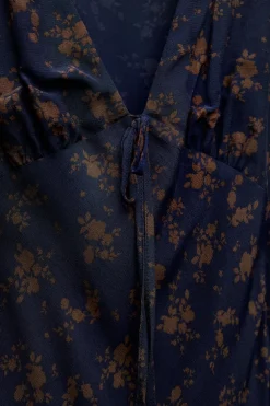 VESTIDO MIDI ESTAMPADO FLORES