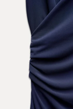 VESTIDO MIDI FRUNCES