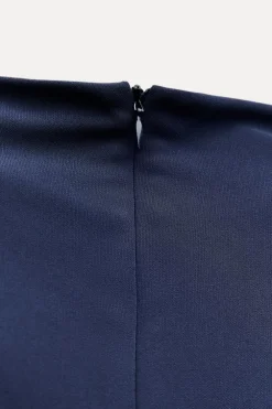 VESTIDO MIDI FRUNCES