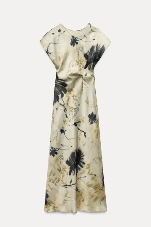 VESTIDO MIDI SATINADO