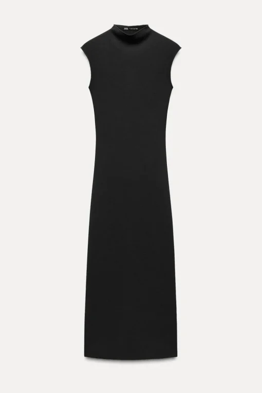 VESTIDO MIDI STRETCH CUT OUT