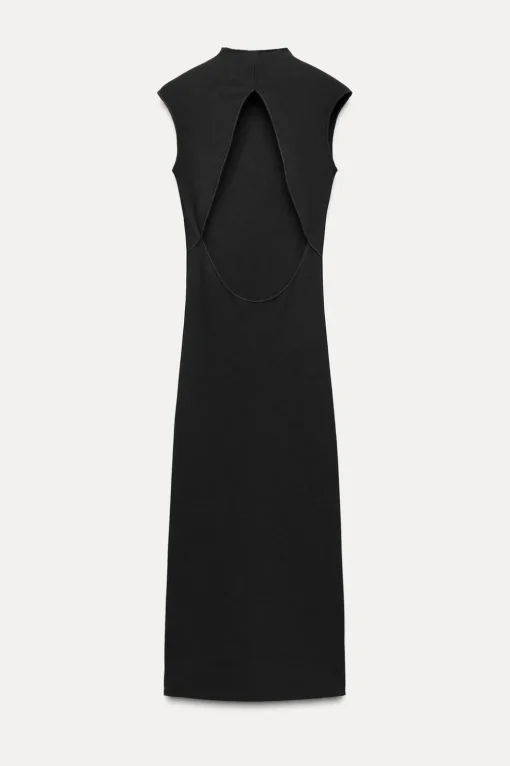VESTIDO MIDI STRETCH CUT OUT