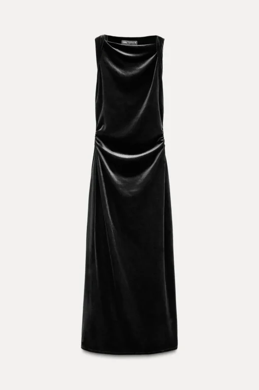 VESTIDO MIDI TERCIOPELO