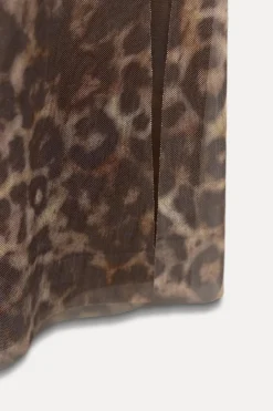 VESTIDO TUL ESTAMPADO ANIMAL