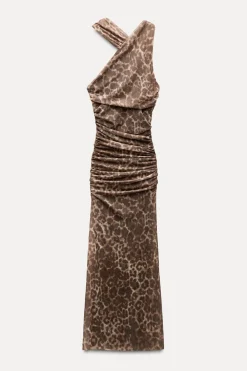 VESTIDO TUL ESTAMPADO ANIMAL