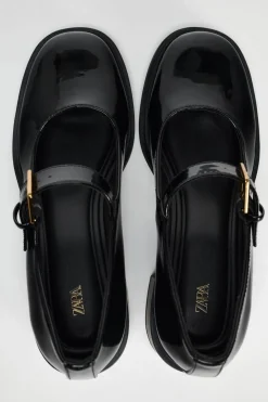 ZAPATO TACÓN EFECTO ACHAROLADO