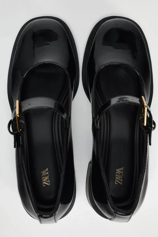 ZAPATO TACÓN EFECTO ACHAROLADO