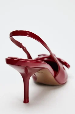 ZAPATO TACÓN LAZO ACHAROLADO