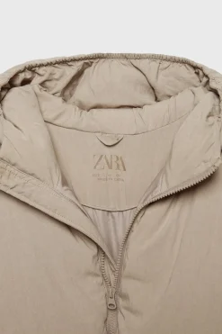 Z3D CAZADORA ACOLCHADA OVERSIZE CAPUCHA