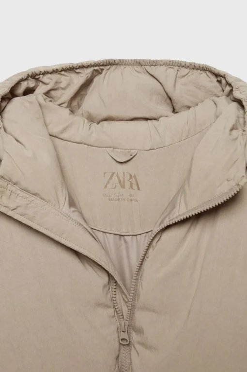Z3D CAZADORA ACOLCHADA OVERSIZE CAPUCHA