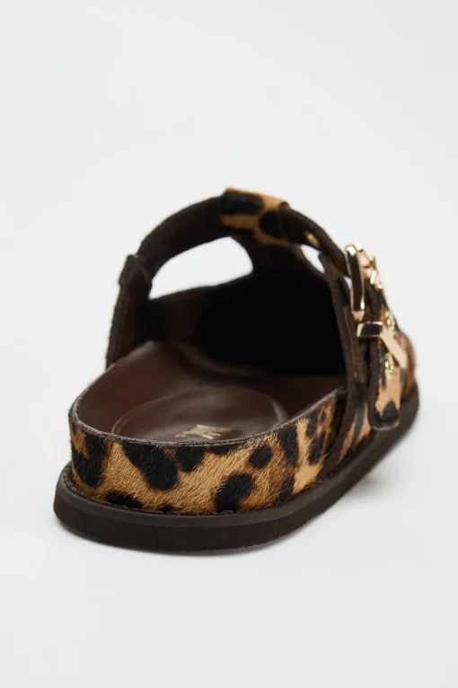 ZUECO PIEL ESTAMPADO ANIMAL